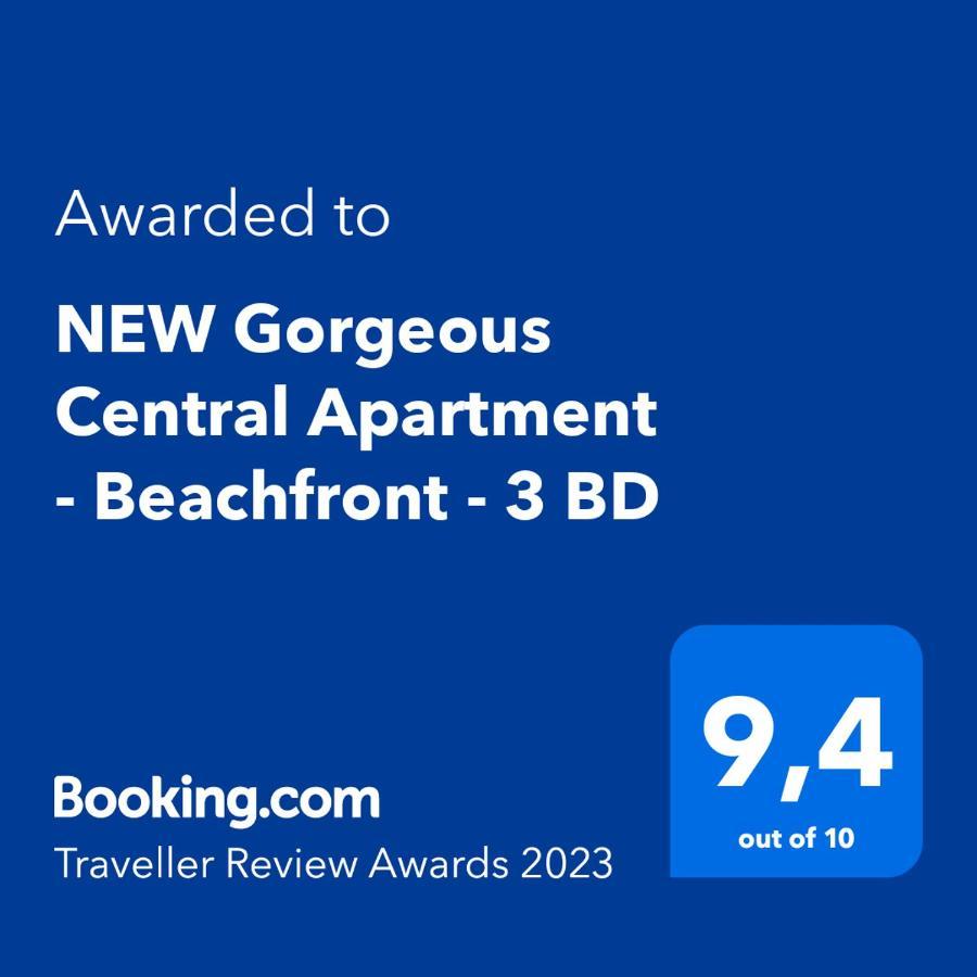 New Gorgeous Central Apartment - Beachfront - 3 Bd San Sebastián Exterior foto
